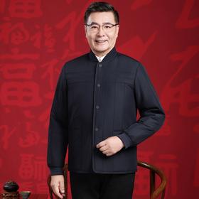老年加绒针织开衫