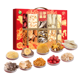 【节日礼盒】禾煜 山珍集萃干货礼盒 620g