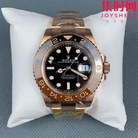 ARF劳力士格林尼治型GMT 全玫金 沙士圈 3285机 板带 904L钢 男士腕表
