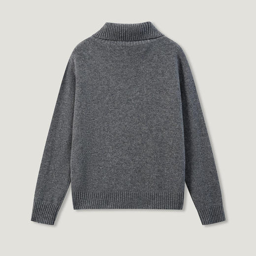 KINGDEER/KD“绒羽无重”保暖休闲秋冬厚款宽松羊绒衫L805608经典基本款/气质款鹿王 商品图6