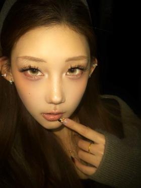 illusionDuck 半年抛 落日光 直径14.5mm着色13.8mm