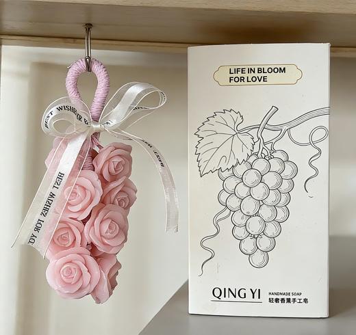 【创意手工 水晶玫瑰花香熏皂】 可沐浴洗手伴手礼 熏皂挂件 送礼盒礼品 商品图5