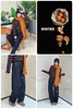 N50507#垂感慵懒软嫩弯刀裤 商品缩略图0