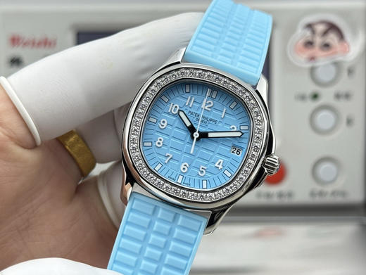 PPF factory工厂百达翡丽AQUANAUT系列机械女手雷，35.6mm毫米的表径，进口全钢（金色为电镀18k加厚的真金）采用原装进口9015机芯开发和改装的324定制版满血版一体机芯❕❕❕ 商品图2