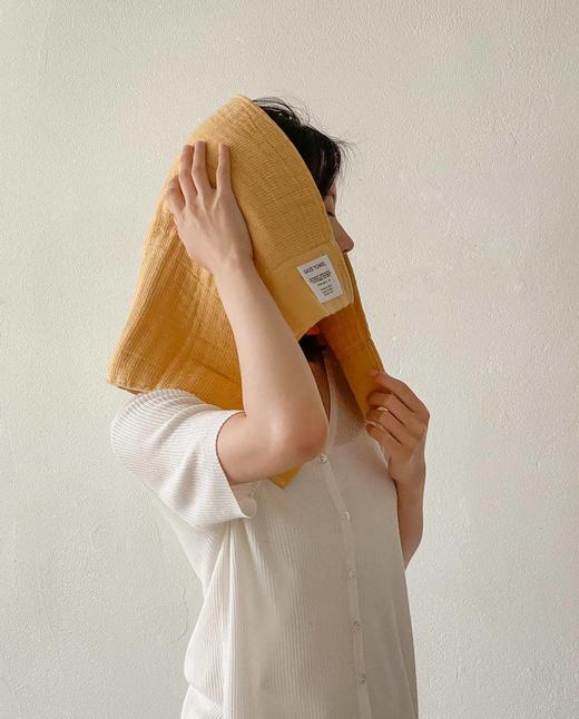 【越洗越柔】棉小铛纯棉皱皱纱毛巾+浴巾；婴儿面巾级纱布材质，新疆长绒棉超强吸水力；湿水更软、透气易干、拒绝细菌螨虫和异味！ 商品图4