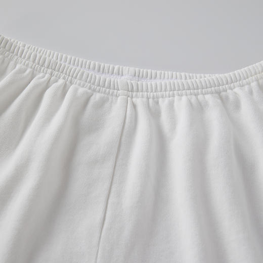 ROMI STUDIO“秋意暖白“舒适肤感棉松紧腰直筒休闲长裤RWBWX41664 商品图1