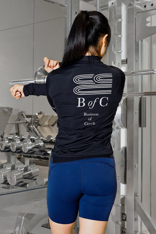 CryingCenter bofc反光条纹紧身行长袖拉链外套 商品图5