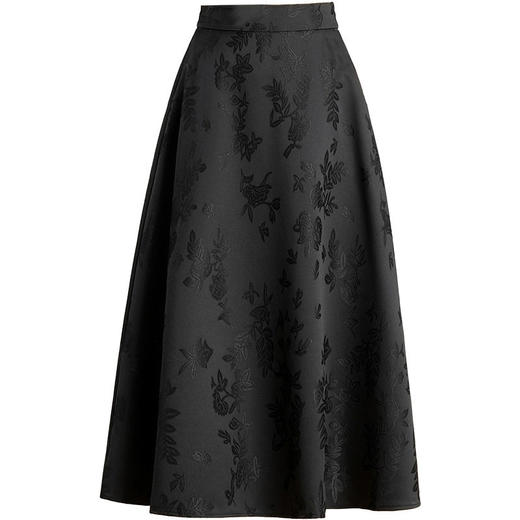 「自」全新升级【铂金会员146/天猫189/差价43】(14058)洛诗琳复古国风提花半身裙2026春季新款高腰显瘦中长A字裙 商品图4