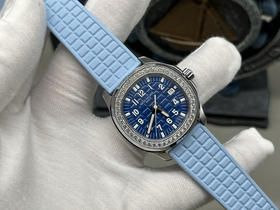 PPF factory工厂百达翡丽AQUANAUT系列机械女手雷，35.6mm毫米的表径，进口全钢（金色为电镀18k加厚的真金）采用原装进口9015机芯开发和改装的324定制版满血版一体机芯❕❕❕