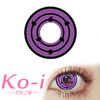 LENSPOP 半年抛Cos美瞳 勾玉轮回眼 直径14.5mm 紫色 商品缩略图0