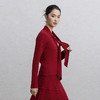 【林栖设计小店】红颜新禧|复古优雅多色飘带修身显瘦2026春新款毛织上衣G1961385 商品缩略图6