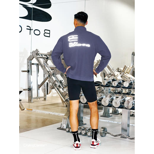 CryingCenter bofc华夫格速干半拉链长袖 男款 商品图2