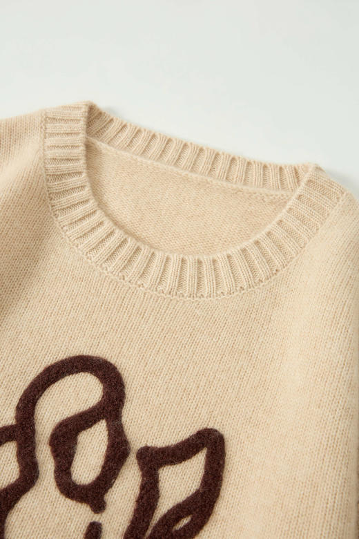 King Deer/鹿王新款女式时尚休闲羊绒衫L805575【HZ】 商品图2