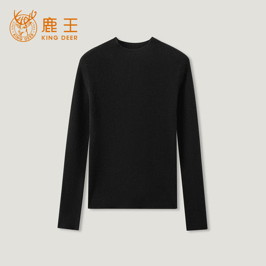 KINGDEER/KD秋冬新款女式长袖半高领羊绒衫L805905经典基本款/气质款鹿王 商品图9