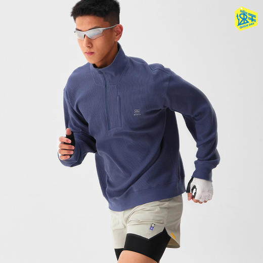 CryingCenter bofc华夫格速干半拉链长袖 男款 商品图0