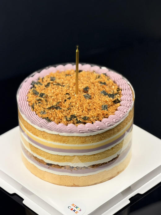 芋泥豆乳肉松裸蛋糕 商品图0