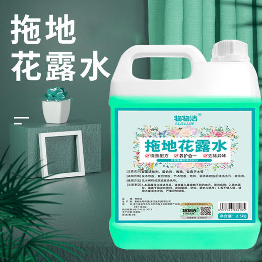 【19.9抢5斤❗拖地花露水大桶装】 拖地瓷砖光亮除污王，萃取植物精华，养护地板，拖地清洁留香防蚊虫地板清洁剂 商品图1