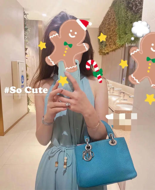 dior 蒂芙尼蓝 VIP 小号 手提 斜挎包 商品图2