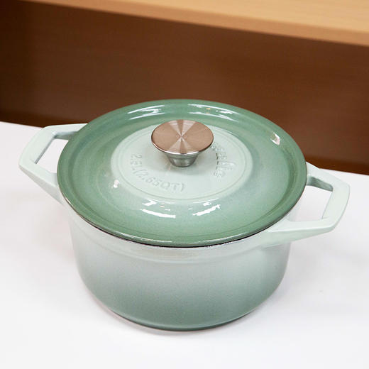 德国博朗菲Borownfie 珐琅铸铁锅 珐琅涂层 煎焖煮涮样样行 20cm直径 2.5L容量 3色可选 商品图8