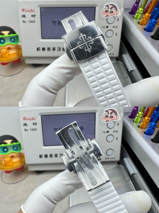 PPF factory工厂百达翡丽AQUANAUT系列机械女手雷，35.6mm毫米的表径，进口全钢（金色为电镀18k加厚的真金）采用原装进口9015机芯开发和改装的324定制版满血版一体机芯❕❕❕ 商品图8