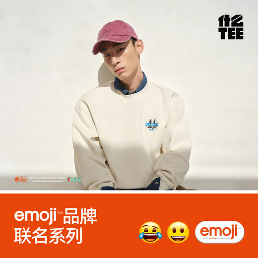 商场同款|森马emoji™ 联名系列卫衣男春季印花情侣套头2026新款 商品图4
