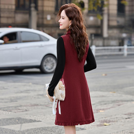 2026春季新款时尚修身显瘦娃娃领两件套YIHFUS2602 商品图1