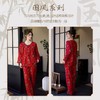 新中式国风红色家居服女纯棉睡衣春秋夏季中国红福字可外穿家居服 商品缩略图1