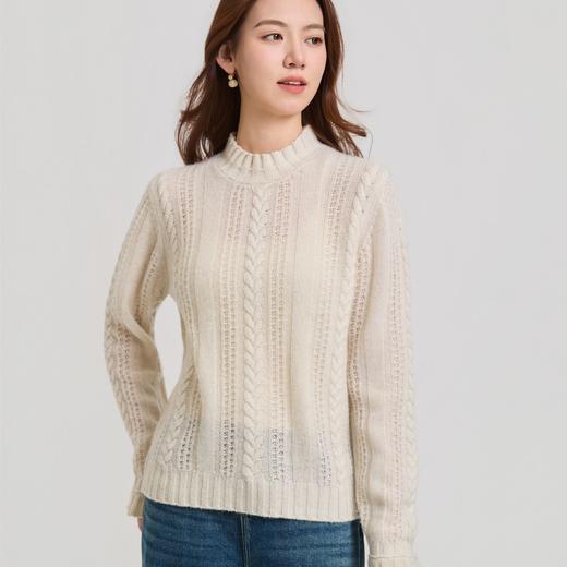 KINGDEER/KD秋冬新款时尚百搭女式羊绒衫L805955经典基本款/气质款鹿王 商品图13