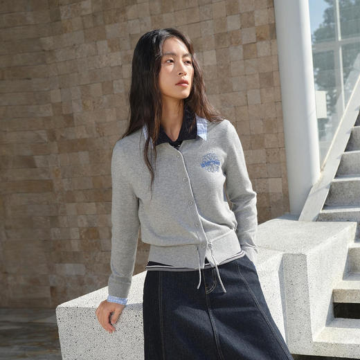 森柔|商场同款森马emoji™ 联名系列针织开衫女春装2026新款毛衫 商品图2