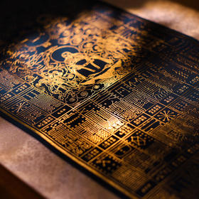 太上七十二福 故宫太和殿之宝 烫金工艺