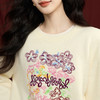 【周末秒杀】熙世界【多巴胺彩绣毛衣】羊毛圆领长袖套头针织衫女2025冬季新款 商品缩略图4