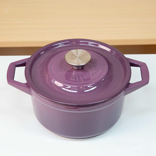 德国博朗菲Borownfie 珐琅铸铁锅 珐琅涂层 煎焖煮涮样样行 20cm直径 2.5L容量 3色可选 商品图9