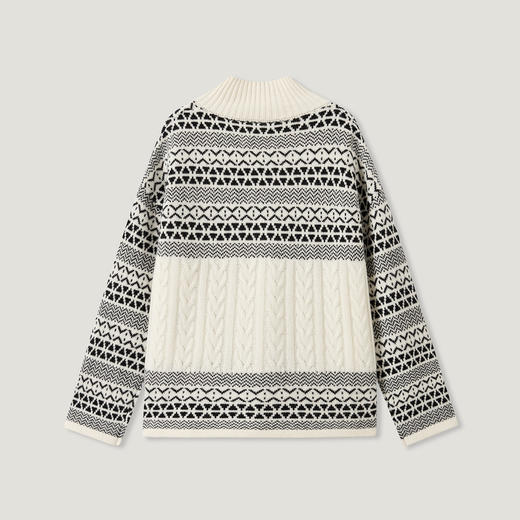 KINGDEER/KD 新款女式时尚休闲开衫羊绒衫L805848鹿王 商品图9