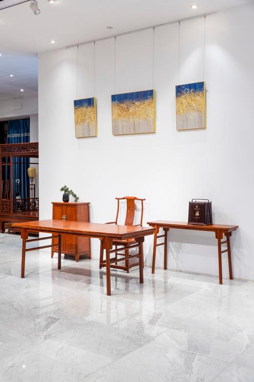 红桥红  家具严选  缅甸花梨(大果紫檀）  【书房搭配】 商品图1