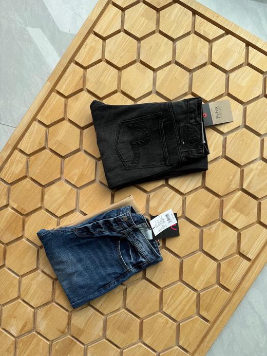 福神EVISU24秋季新品CapsuleZero复古胶囊系列海鸥宽松怀旧纯棉牛仔裤 商品图8