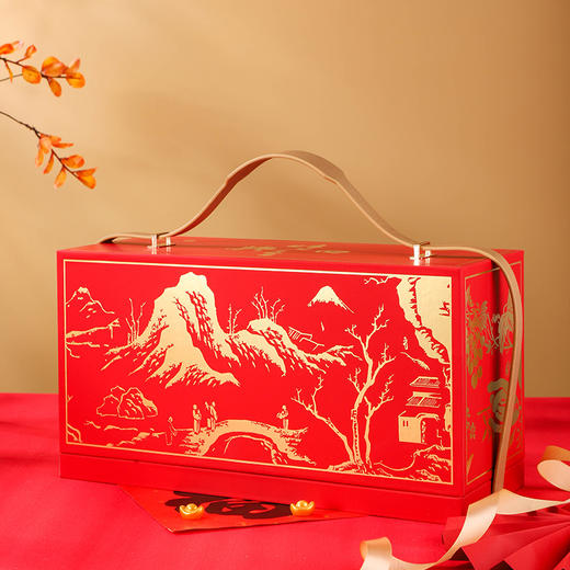 北纬纯净食品|【省博联名】四时佳兴礼盒红罐装送礼坚果干果果干 商品图1