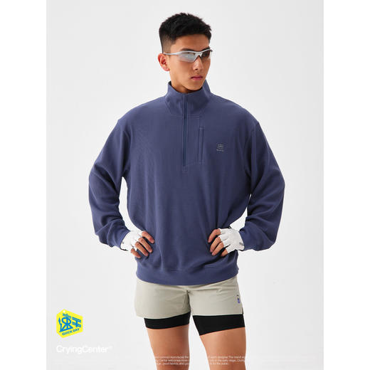 CryingCenter bofc华夫格速干半拉链长袖 男款 商品图3