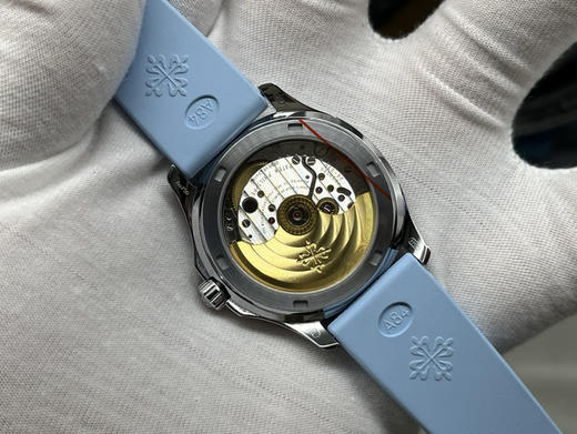 PPF factory工厂百达翡丽AQUANAUT系列机械女手雷，35.6mm毫米的表径，进口全钢（金色为电镀18k加厚的真金）采用原装进口9015机芯开发和改装的324定制版满血版一体机芯❕❕❕ 商品图3