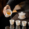 苏氏陶瓷冰种玉瓷功夫茶具厚润如玉三才盖碗礼盒套组高档节日礼物 商品缩略图2