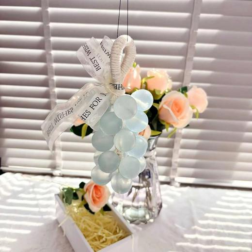 [新款 水晶葡萄手工香皂】整串手工香皂 洗澡洗手持久留香 仿真水果形状肥皂 商品图3