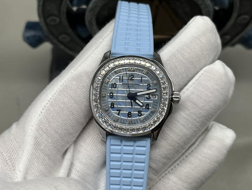PPF factory工厂百达翡丽AQUANAUT系列机械女手雷，35.6mm毫米的表径，进口全钢（金色为电镀18k加厚的真金）采用原装进口9015机芯开发和改装的324定制版满血版一体机芯❕❕❕ 商品图1
