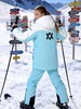 33000ft童装滑雪服女款冬季户外防风保暖抗寒加厚拼色外套 商品缩略图3