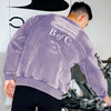 CryingCenter bofc教练紫圆领抓绒卫衣 商品缩略图1