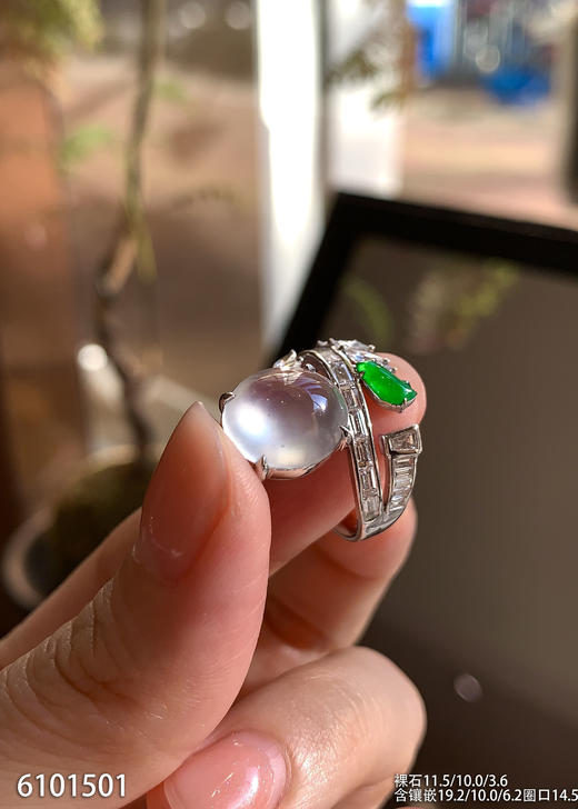 6101501，蛋面戒指。具体价格微信咨询 商品图2