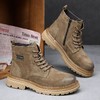 男鞋马丁靴真皮冬季英伦风工装靴男款厚底加绒保暖靴子男士潮款 商品缩略图2