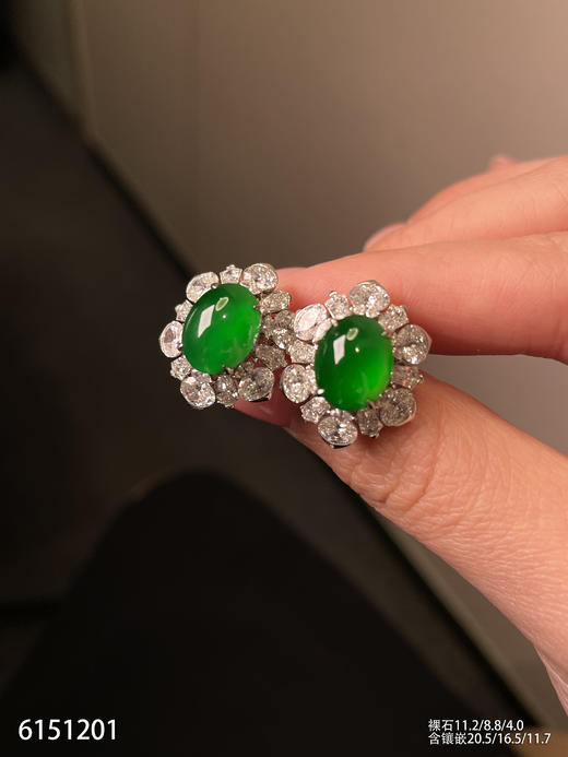 蛋面耳钉【6151201】具体价格微信咨询 商品图1