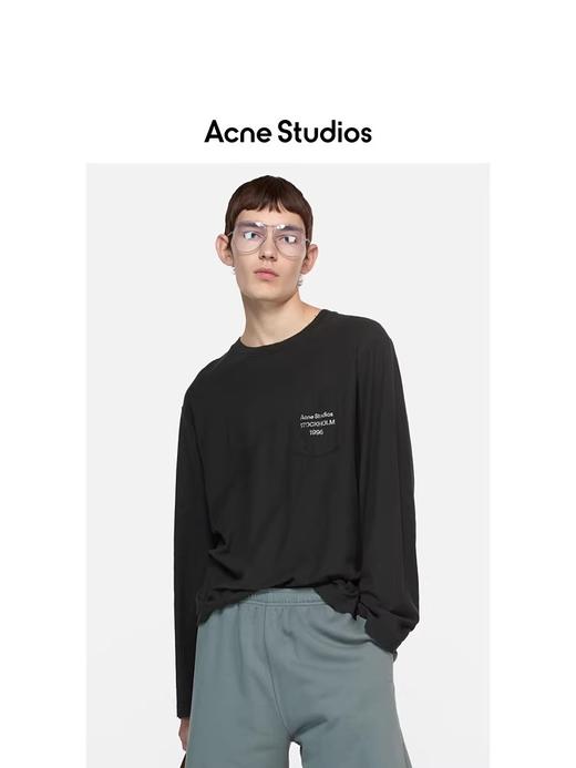 白色+藏青+黑色一起，做旧口袋长tee。宽松设计字母套头衫E011758 商品图6