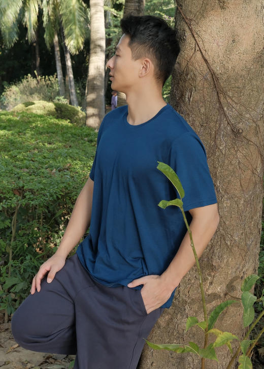 新货到！Icebreaker破冰船150g 100%美利奴男士纯色圆领短袖 商品图1