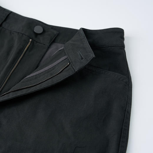 ROMI STUDIO100棉墨绿夏季休闲直筒裤23AWK1161 商品图3