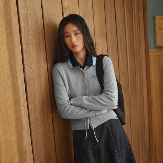 森柔|商场同款森马emoji™ 联名系列针织开衫女春装2026新款毛衫 商品图1